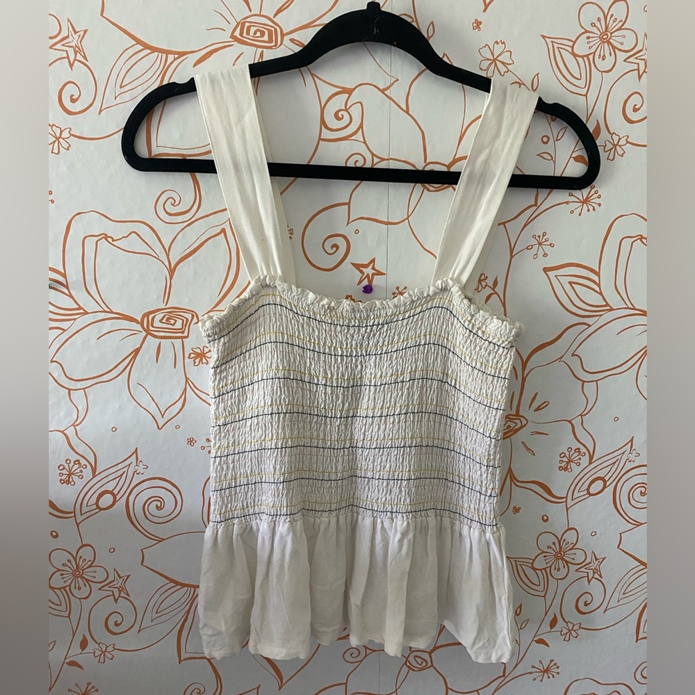 White tank top